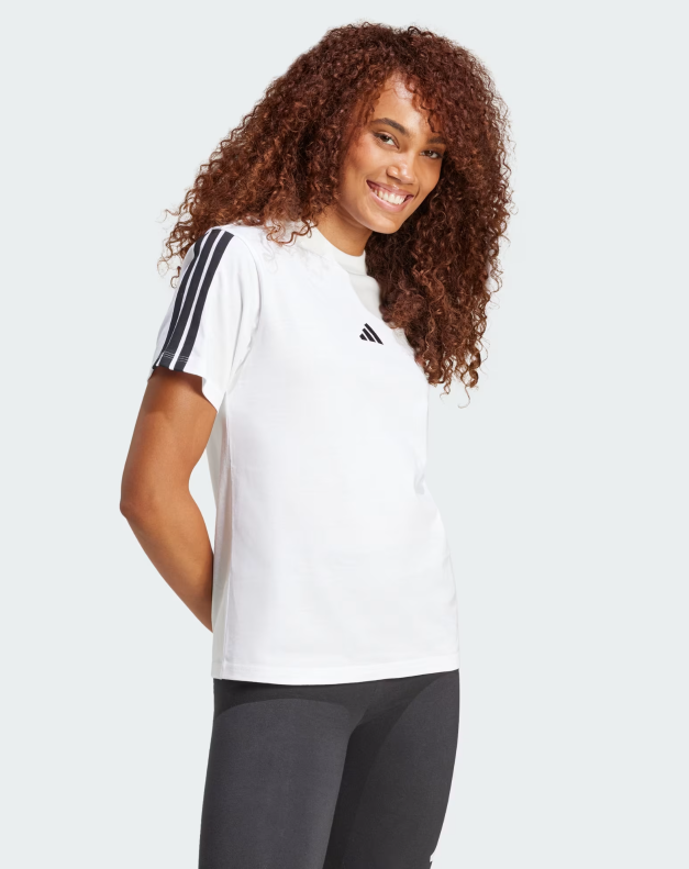 Camiseta Algodão Essentials Três Listras