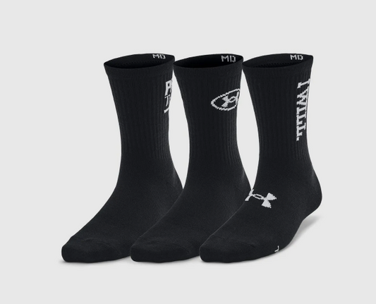 Meia Under Armour Essential Feminina - Pacote com 3 Pares_