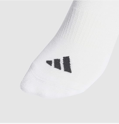 MEIA ADIDAS ESSENTIALS CANO MEDIO TRES LISTRAS (3 PARES)_
