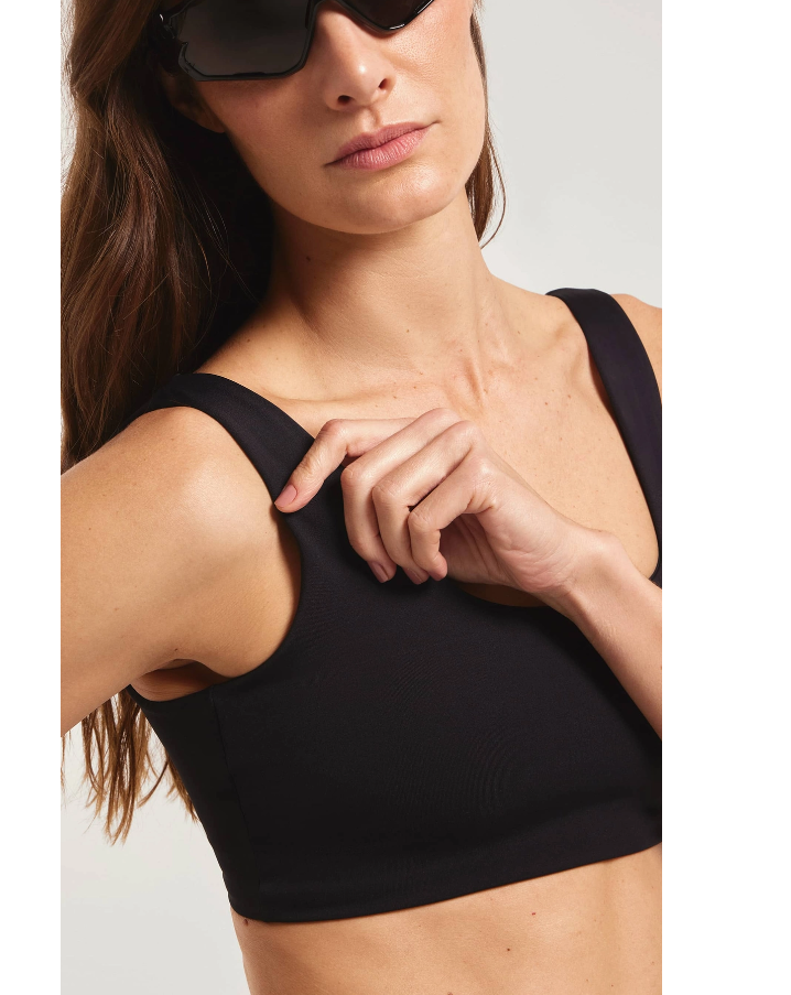 Top Esportivo Com Fio Lycra_