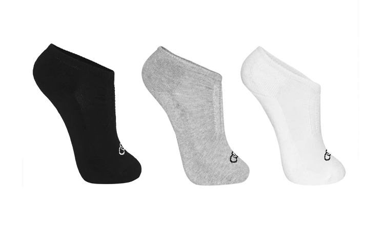 Meia Olympikus Cano Invisível pacote c/ 3 pares Feminino_