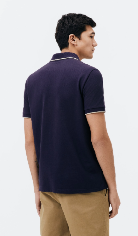 Camisa Polo Básica Masculina Em Piquet Com Bordado_