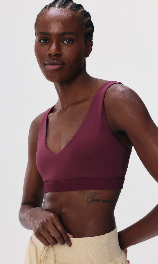 Top Esportivo Feminino Com Texturas_