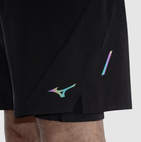 Shorts de Corrida Mizuno 2x1 High 3/7 Masculino_