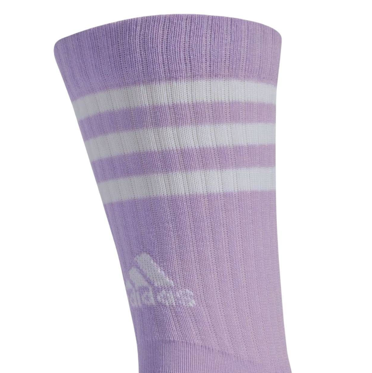 Kit Meia Adidas 3 Listras 3 Pares Unissex_