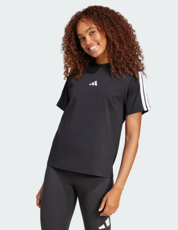 Camiseta Algodão Essentials Três Listras