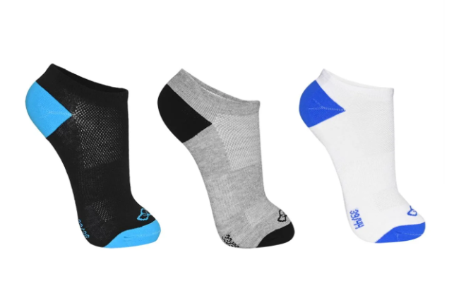 Meia Olympikus Cano Invisível pacote c/ 3 pares Masculino_