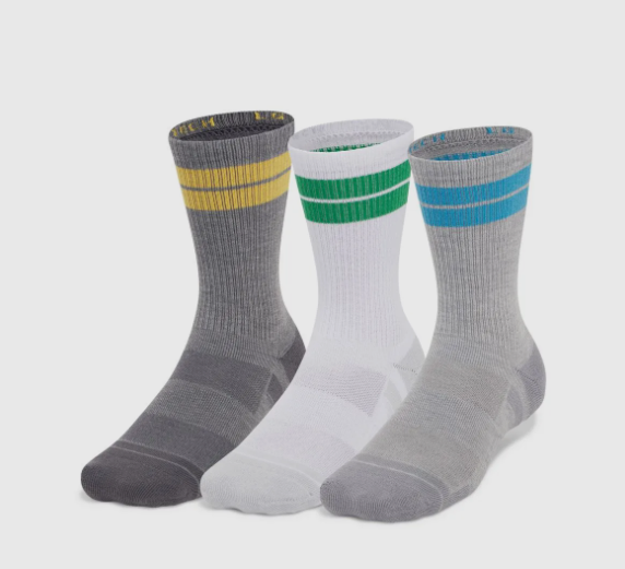 Meia Under Armour PerfTech - Pacote com 3 Pares_