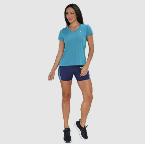 Camiseta de Corrida Feminina Mizuno Nirvana_