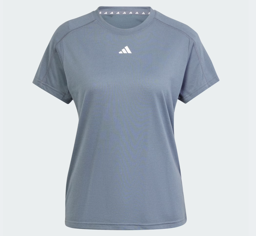 Camiseta Gola Careca AEROREADY Train Essentials Minimal Branding_
