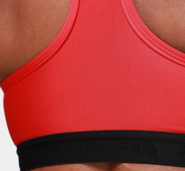 Top Fila Alça Train Elastic V Feminino_