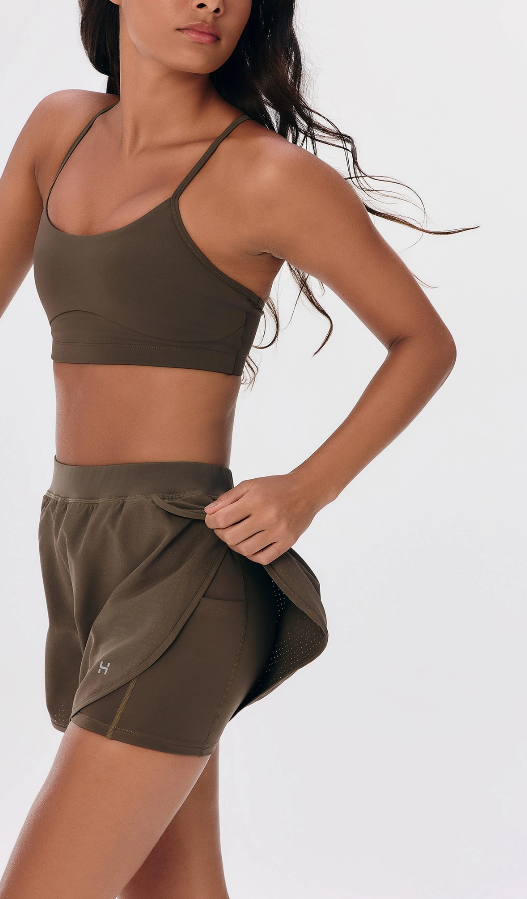 Shorts Esportivo Feminino Runner Texturizado_