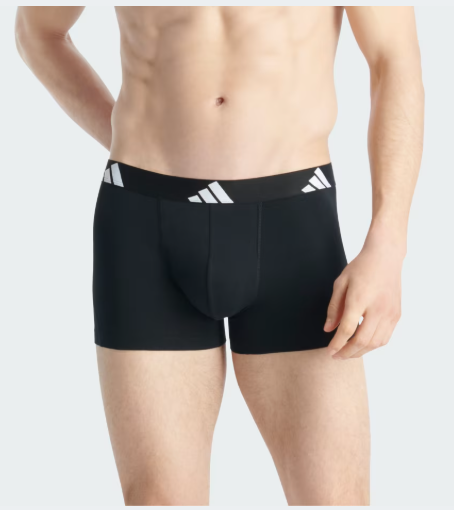 Cuecas Active Flex Cotton Trunk, pacote com 3 unidades_