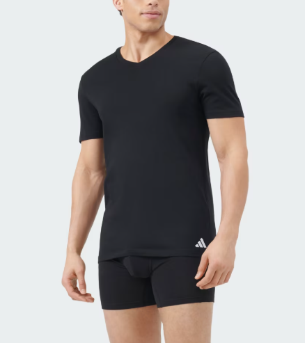 Camiseta Active Flex de algodão com Gola em V_