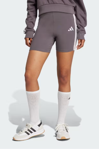 Shorts Cintura Alta Essentials Com 3 Listras_