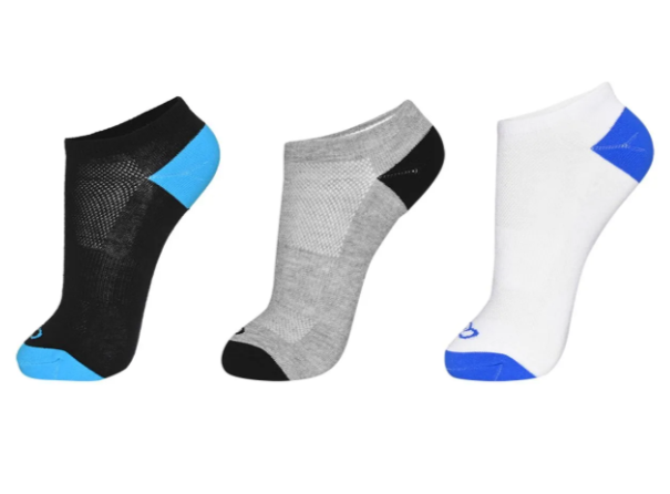 Meia Olympikus Cano Invisível pacote c/ 3 pares Masculino_
