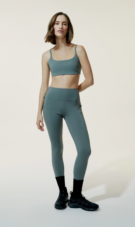 Calça Legging Feminina Esportiva Corte A Laser_