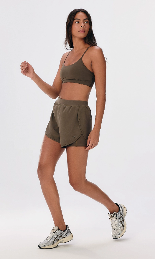 Shorts Esportivo Feminino Runner Texturizado_