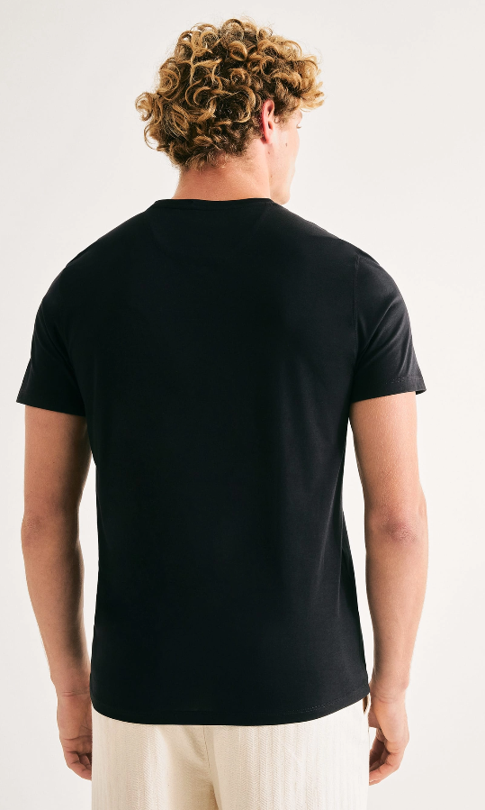 Camiseta Básica Masculina Manga Curta Pima