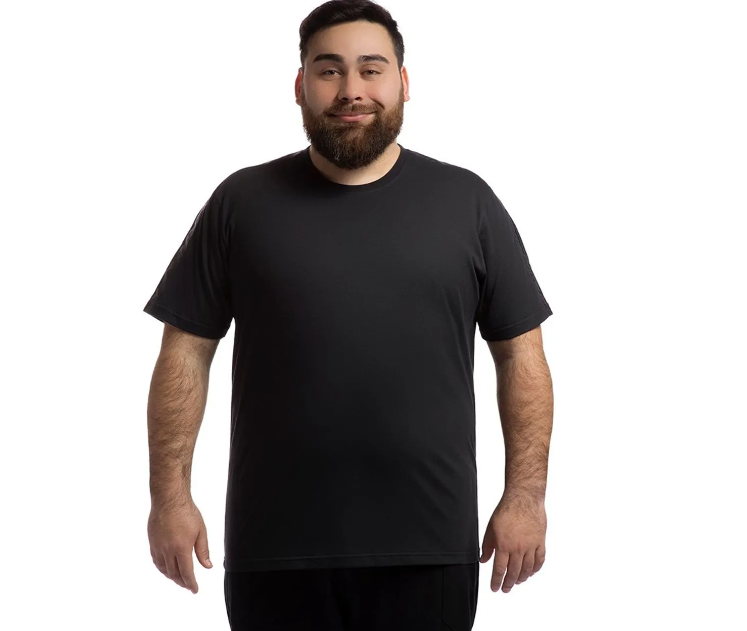 Camiseta Comfy Tape Olympikus Masculina Plus Size_