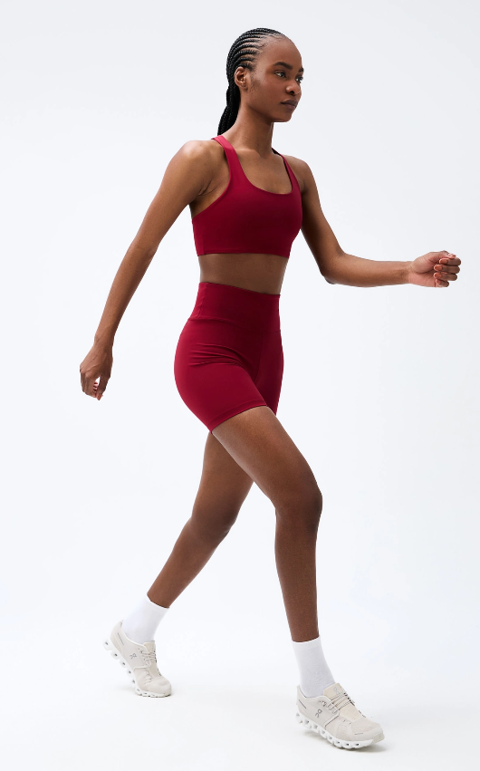 Bermuda Esportiva Feminina Biker Com Fio Lycra_